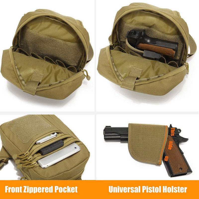 New Tactical Chest Bag Pistol  - огляд і ціна Edc Concealed Carry Backpack