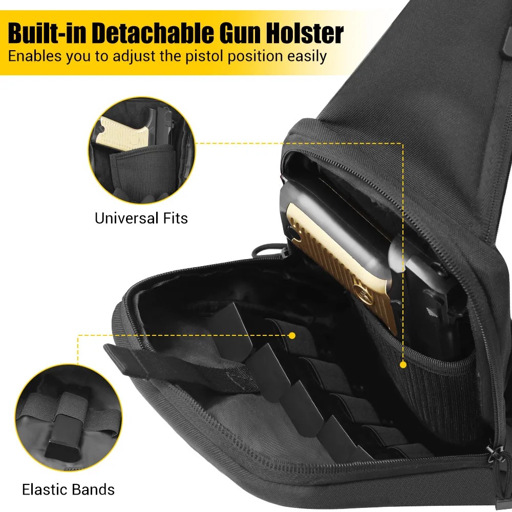 Concealed Carry Chest Gun Bag  - огляд і ціна Edc Carry Pistols