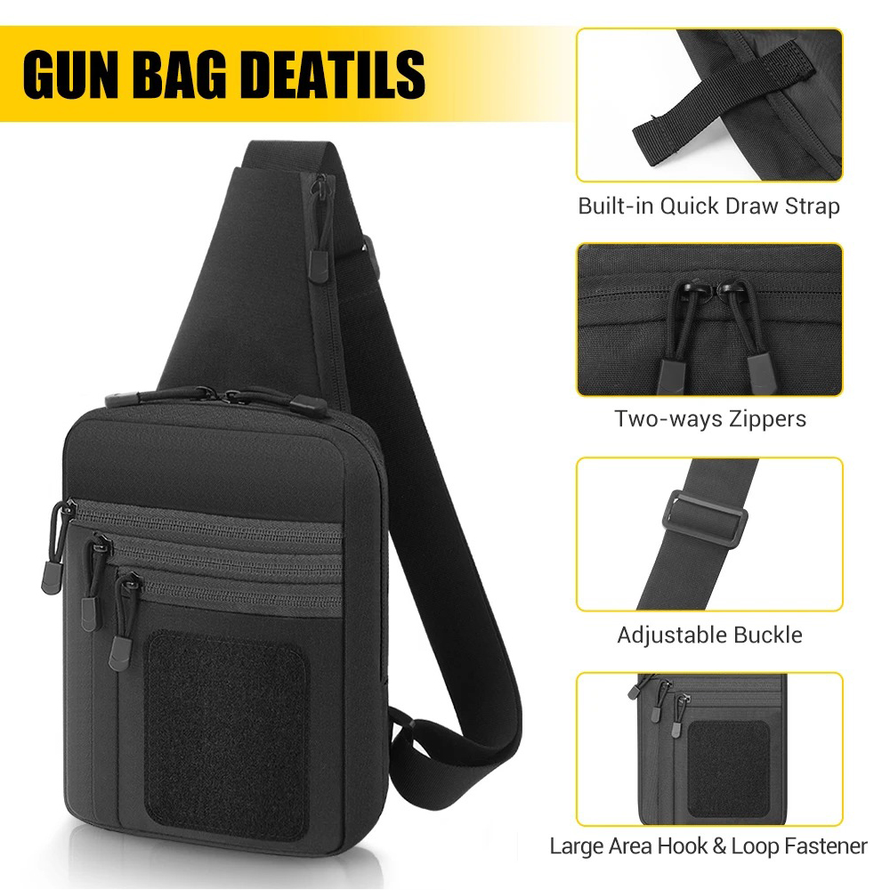 Concealed Carry Chest Gun Bag  - огляд і ціна Edc Carry Pistols