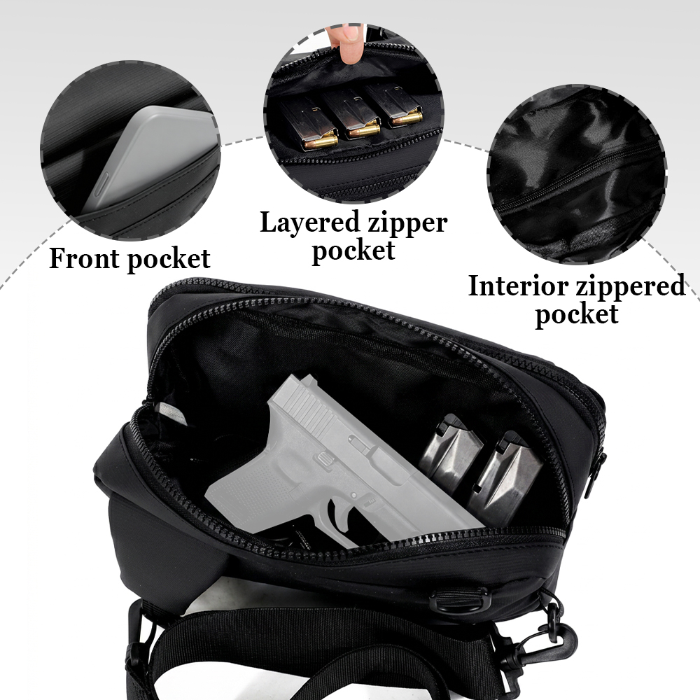 Tactical Pistol Gun Bag Concea - огляд і ціна Edc Concealed Carry Backpack