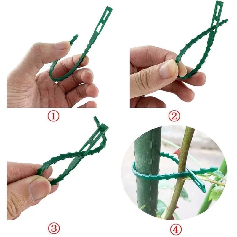 Reusable Garden Cable Ties Pla - огляд і ціна Gear Tie Reusable