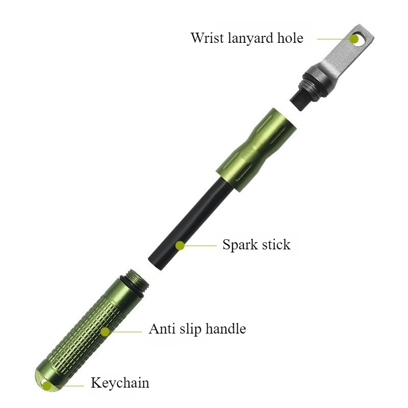 Portable Waterproof Flint Emer - огляд і ціна Ferro Rod Striker