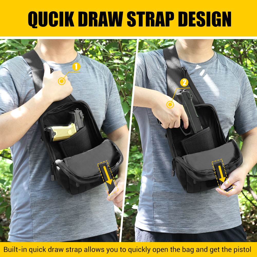 Tactical Pistol Gun Bag Concea - огляд і ціна Edc Carry Pistols