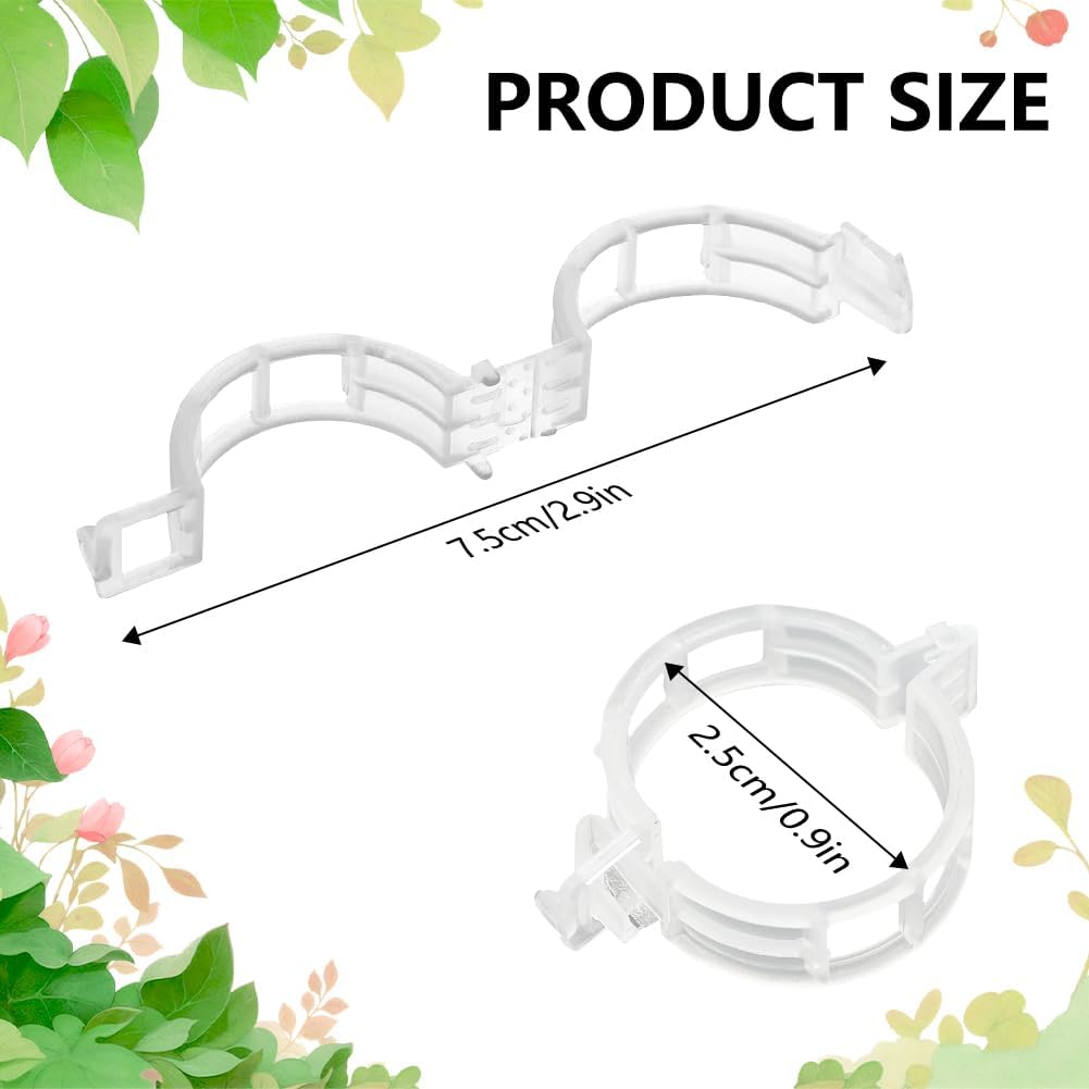 100PCS Plant Support Clips Reu - огляд і ціна Gear Tie Reusable