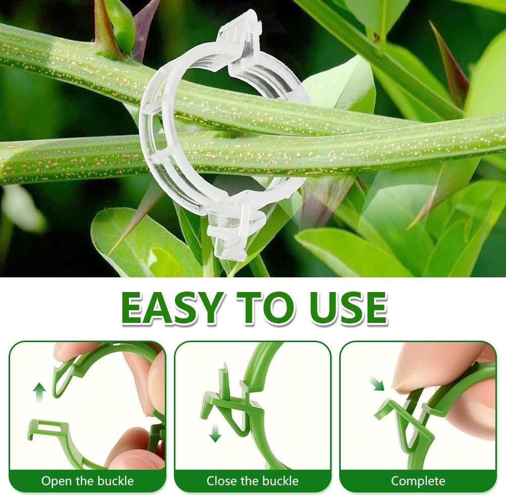 100PCS Plant Support Clips Reu - огляд і ціна Gear Tie Reusable