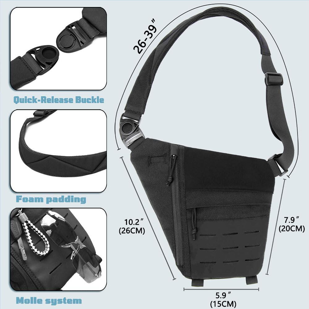 Tactical Bag Concealed Gun Bag - огляд і ціна Edc Concealed Carry Backpack